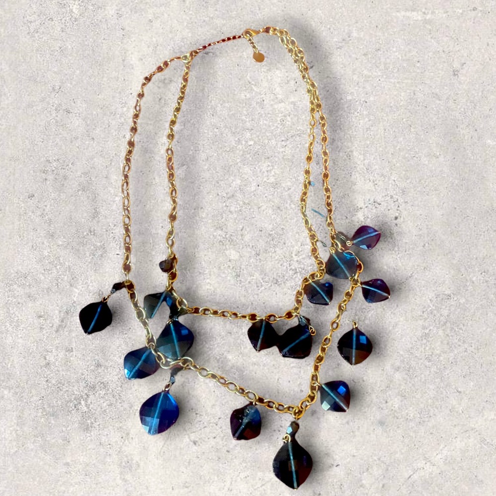Blue necklace